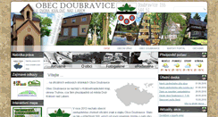 Desktop Screenshot of doubravice.cz